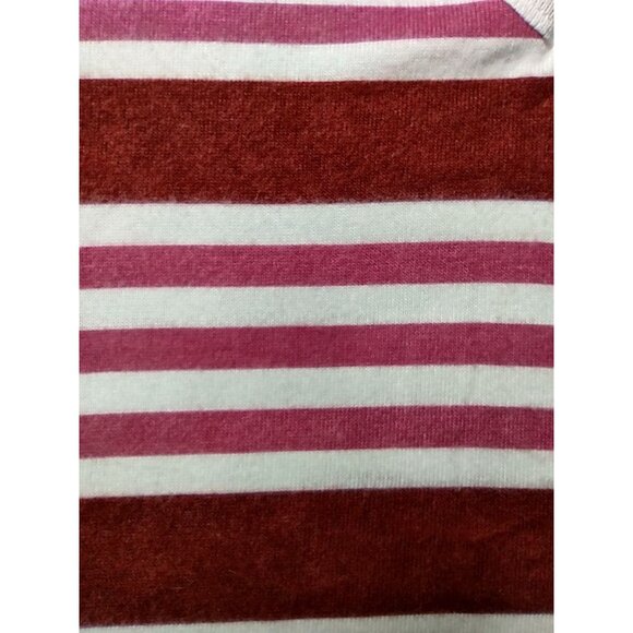 Torrid Super Soft Plush Pink Striped V-neck Top w/ Dropped Shoulders Size 1X NWT - Picture 10 of 10